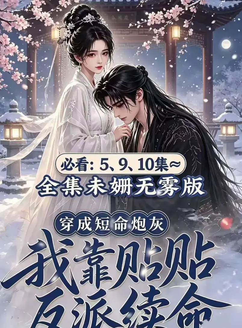 穿书超甜爽剧《穿成短命炮灰我靠贴贴反派续命》AI漫剧高清全集未删减版-完整版免费看无广告资源网盘在线追剧-穿成短命炮灰我靠贴贴反派续命全集在线观看